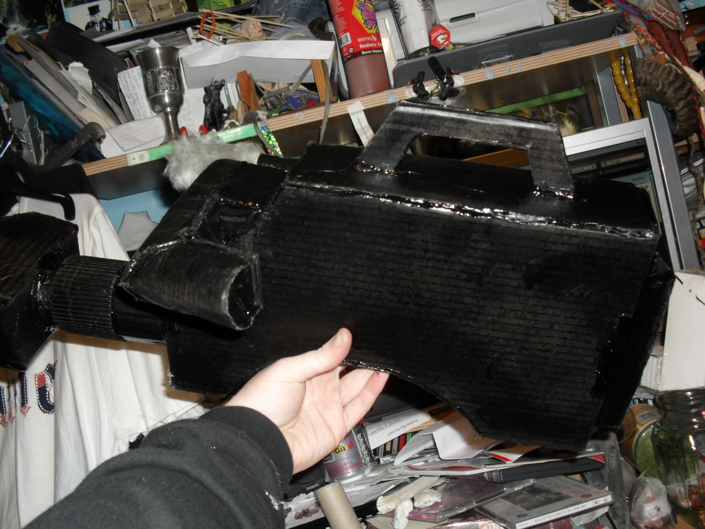 Cardboard Props How to Make a Movie Camera 14 Steps (with Pictures