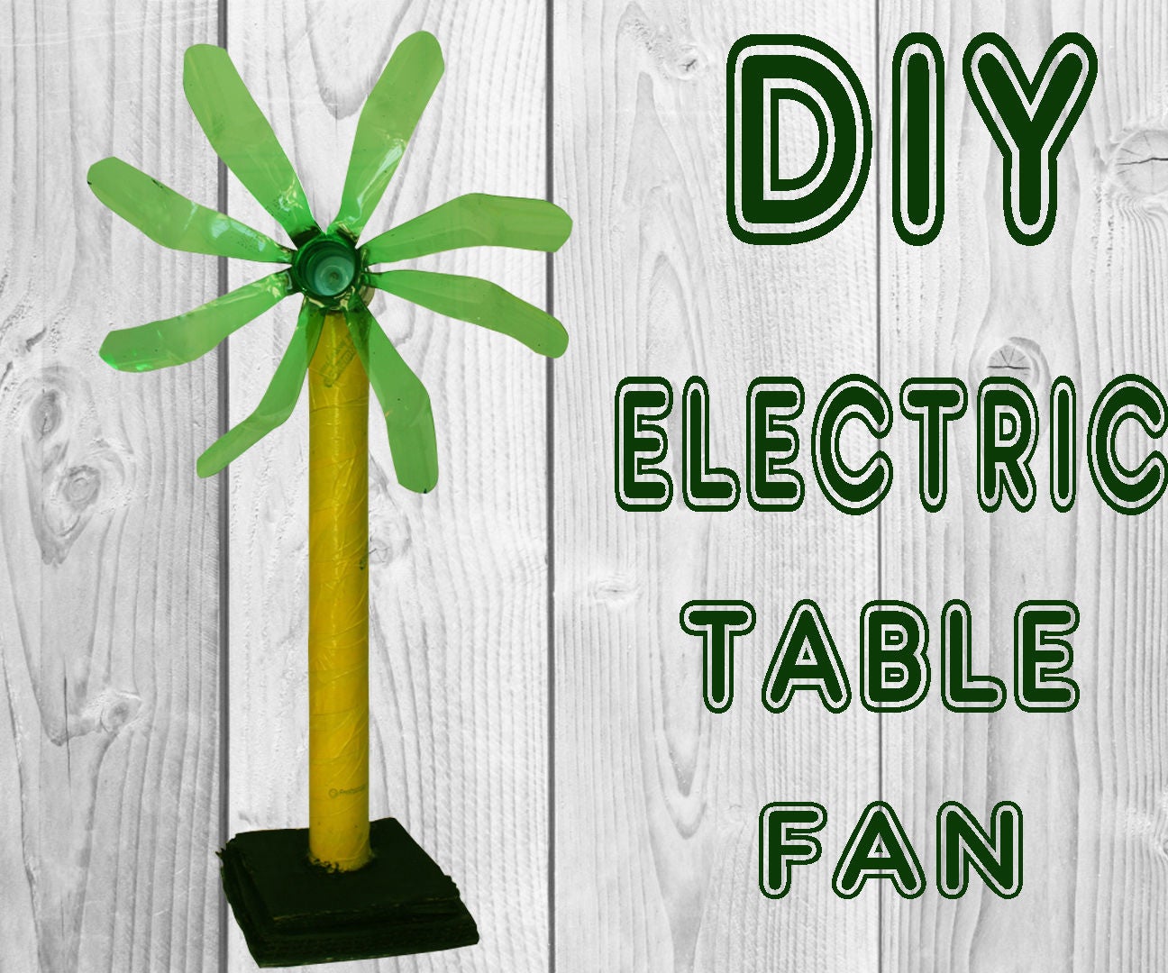 How to Make Table Fan From Plastic Soda Bottle DIY Simple Electric Fan