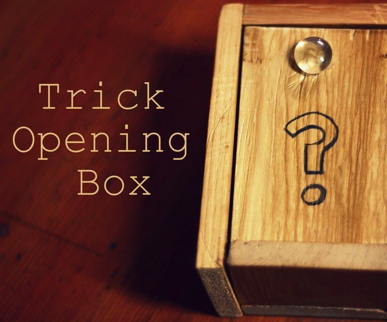 Trick Opening Box