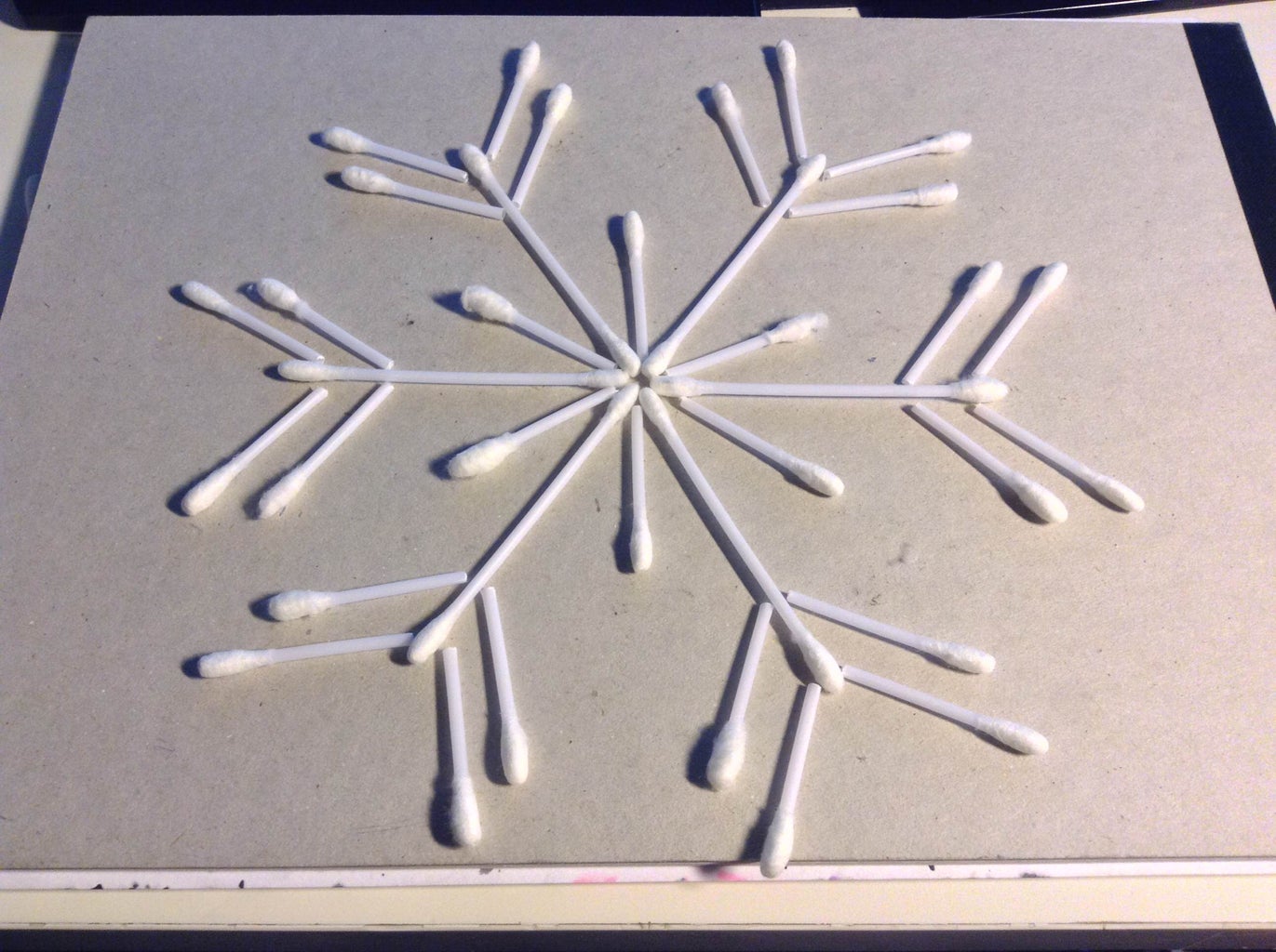 QTip Snowflake Decorations Instructables