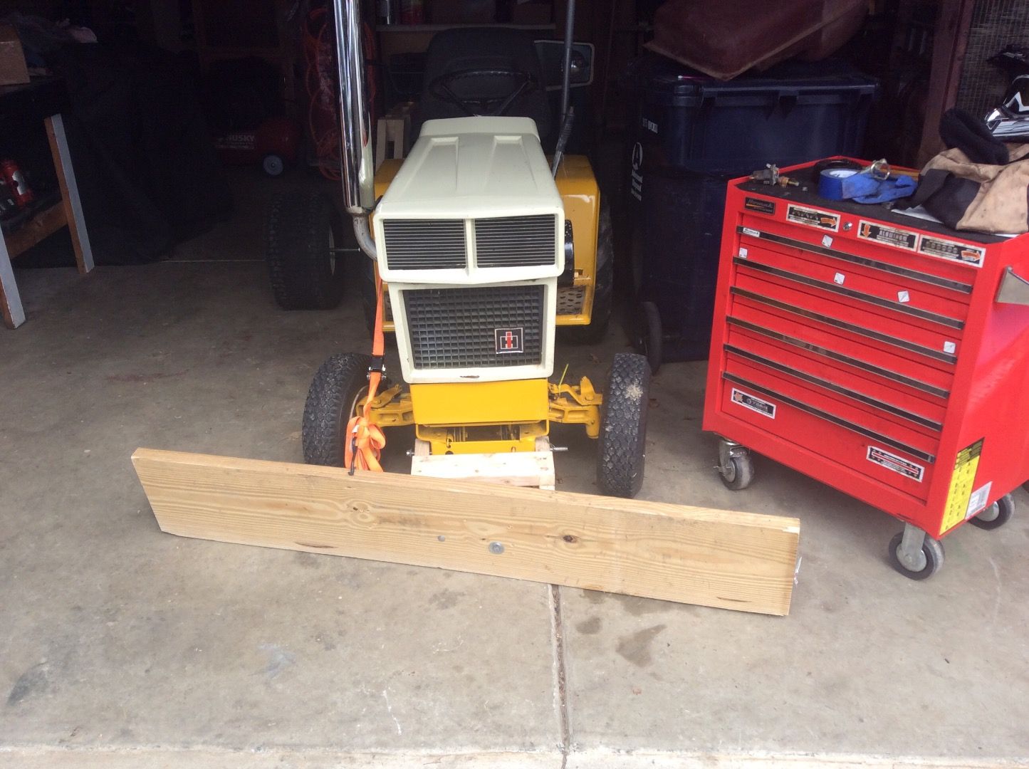 Lawn Tractor Snow Plow 6 Steps Instructables