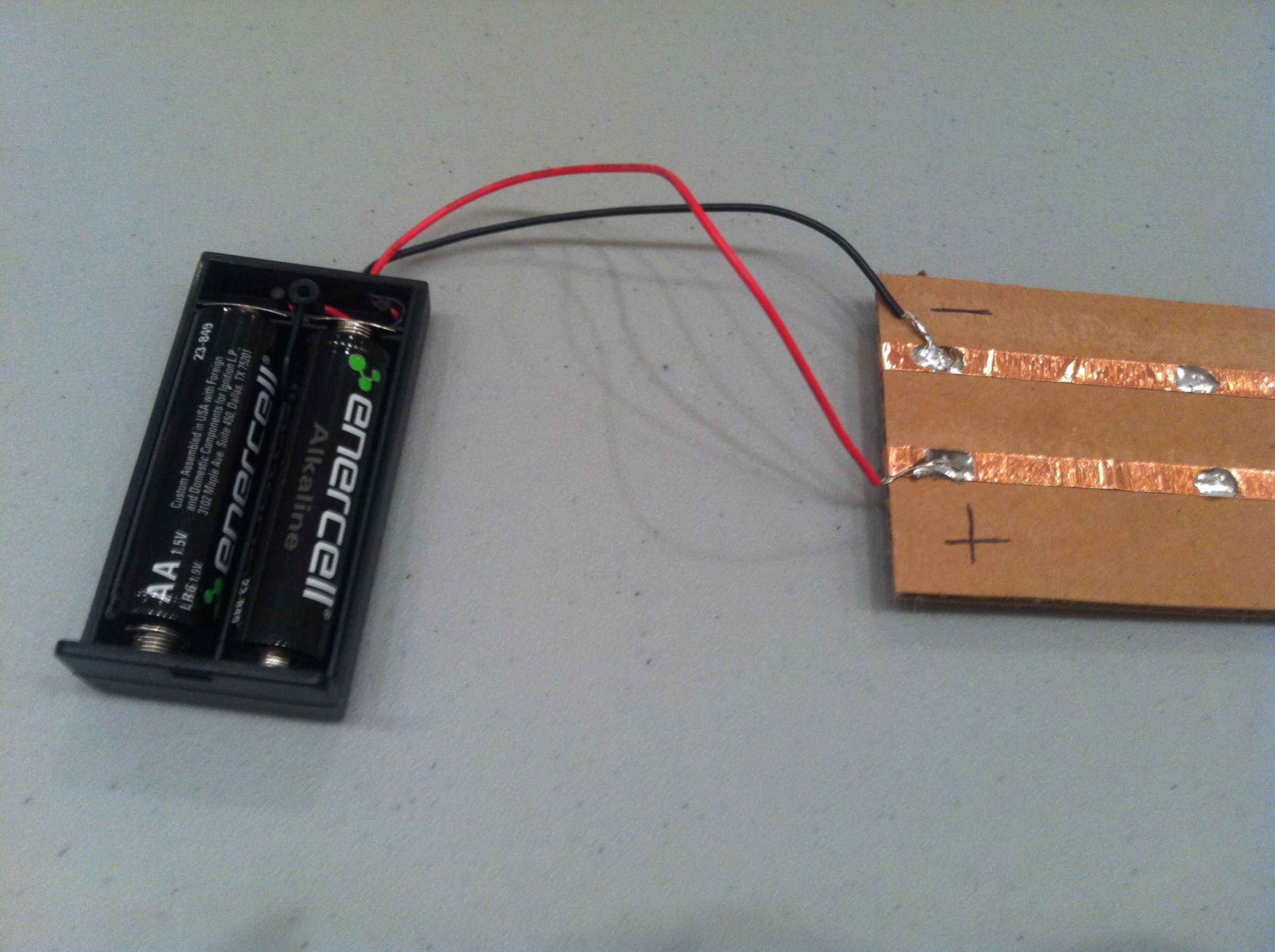 Simple Circuit With Copper Tape 6 Steps Instructables