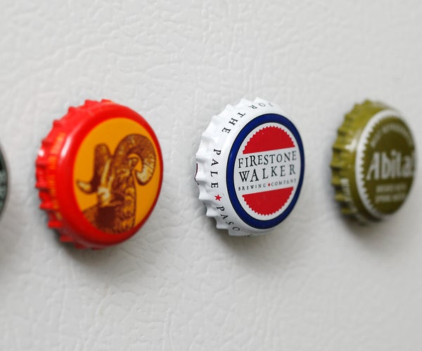 Cheap and Simple Bottle Cap Magnets!