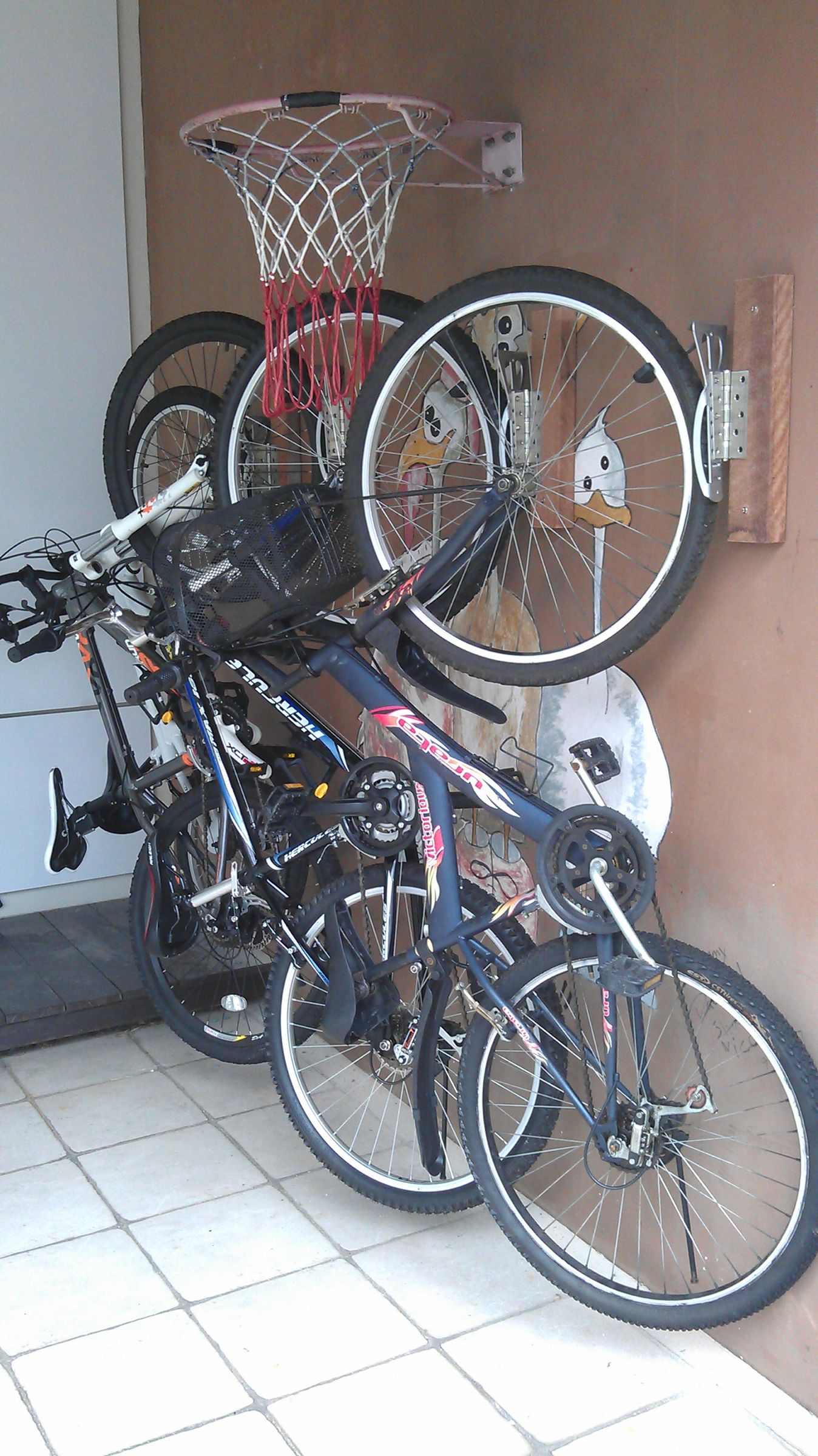 Homemade Bicycle Wall Mount 7 Steps Instructables