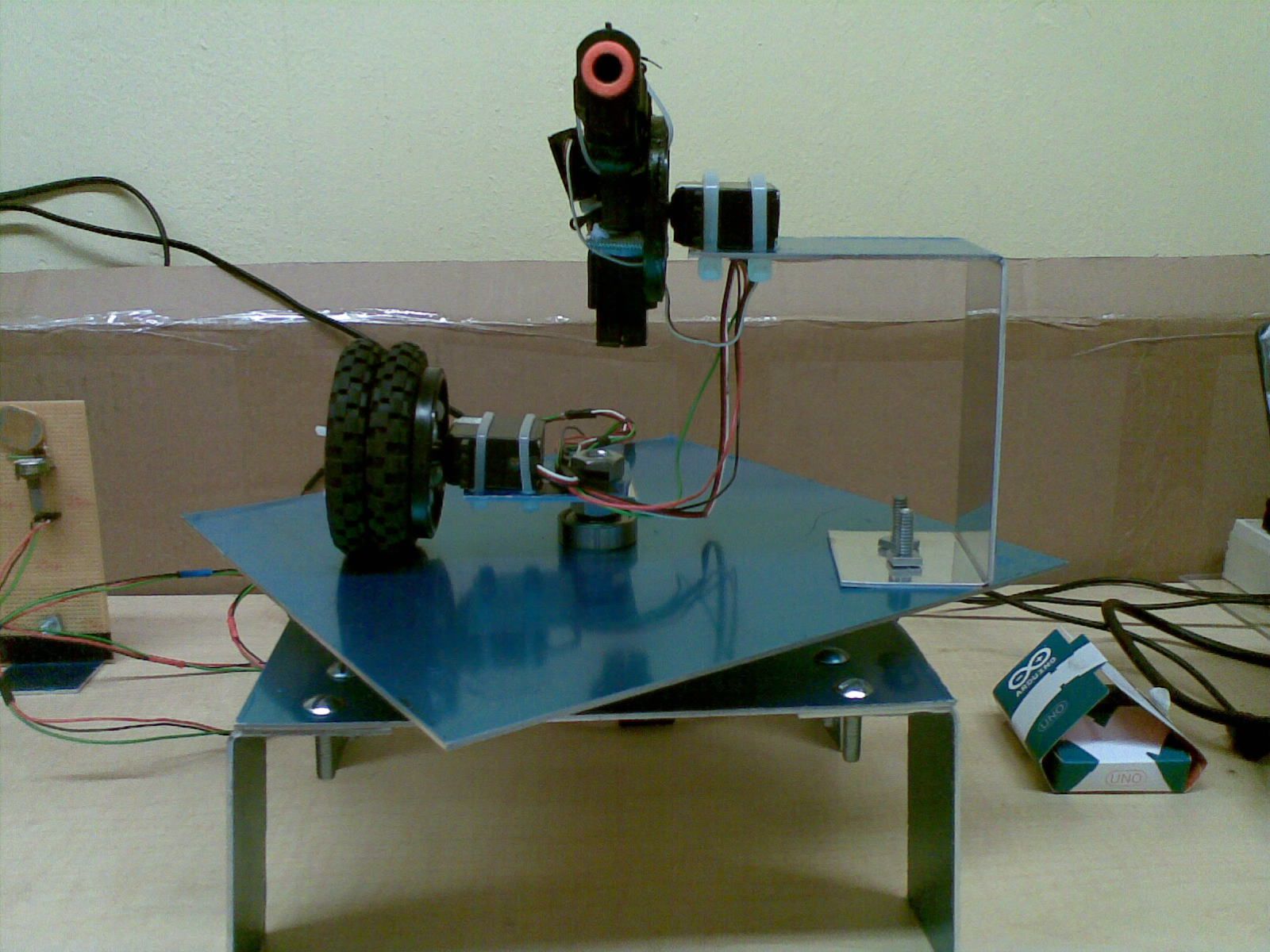 DIY guide for Building a Sentry Gun with Laser Trip Wire System and Arduino with step-by-step instructions