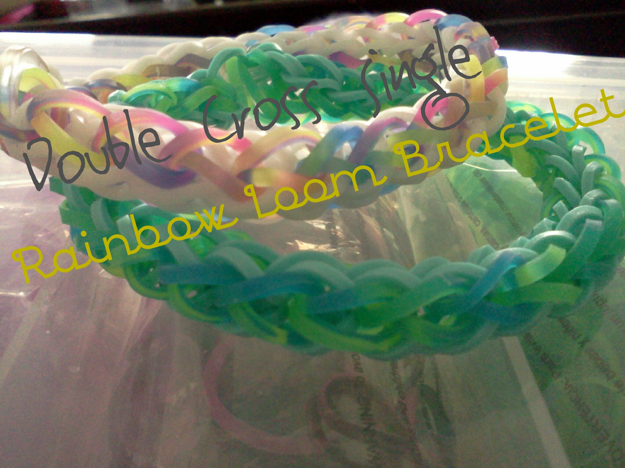 rainbow loom cross