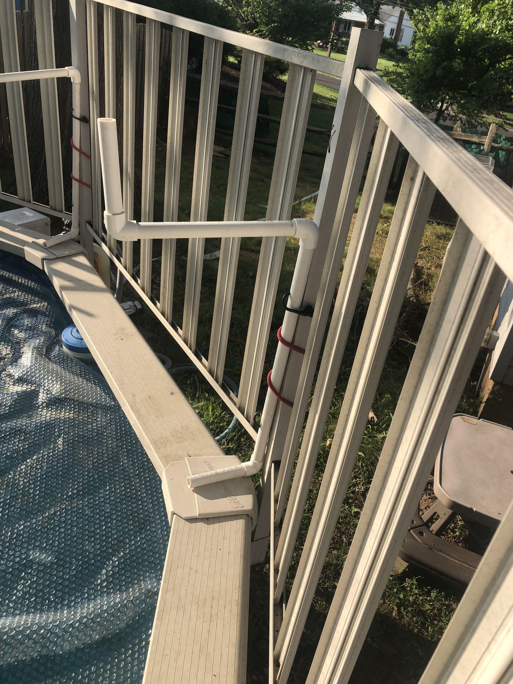 AG Pool Solar Cover Holder and Privacy Screen Instructables