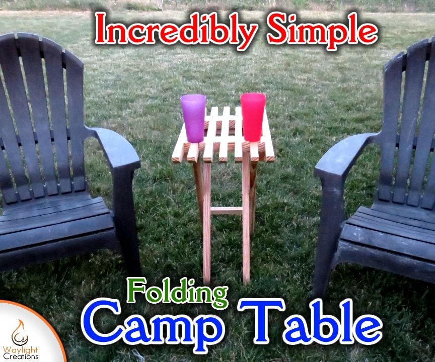Easy Folding Wood Camp Table 5 Steps (with Pictures) Instructables