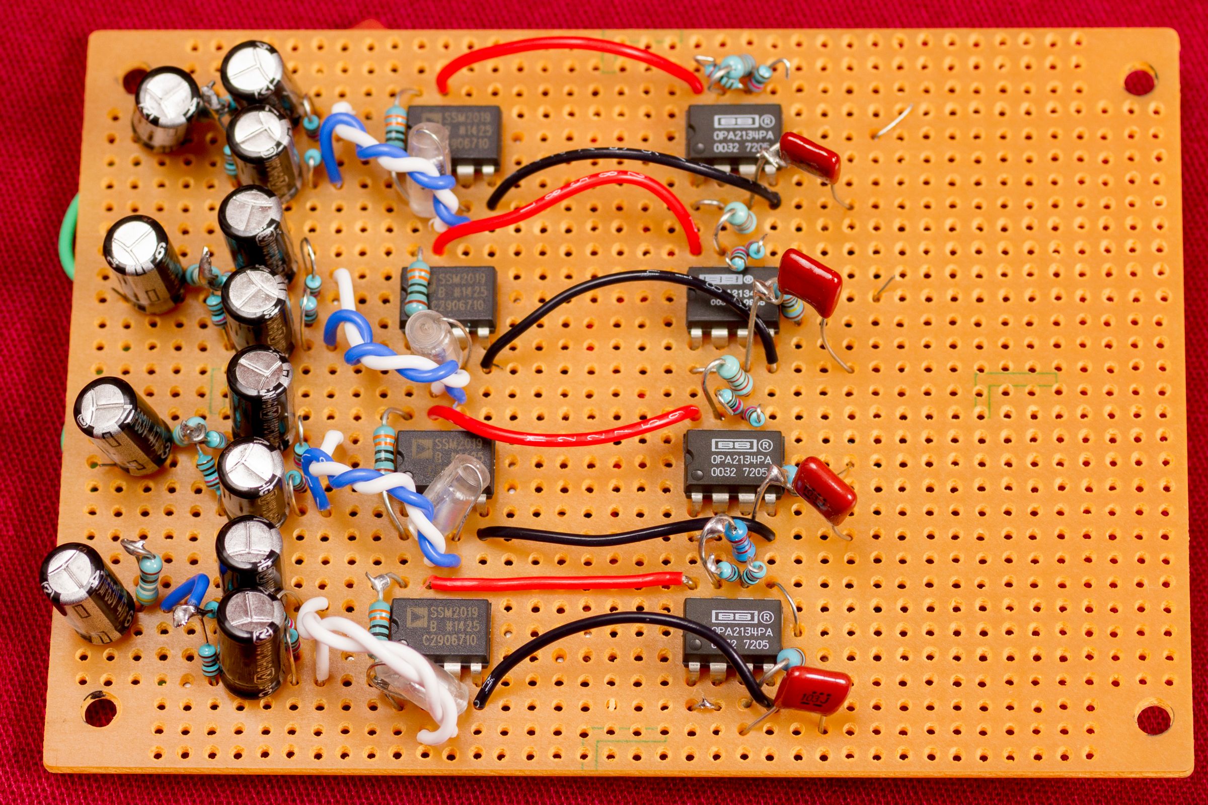 Build the FourChannel SSM2019 Phantom Powered Mic Preamp 9 Steps