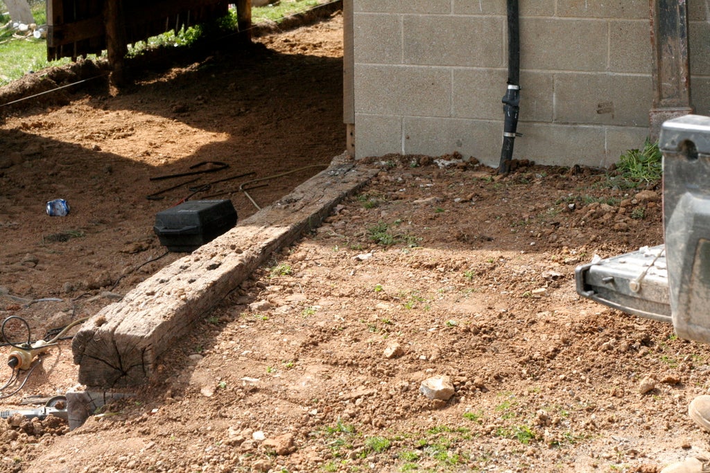 How To Build A Railroad Tie Retaining Wall 10 Steps With Pictures Instructables - Railroad Ties Retaining Walls How To Build A Railroad Tie Retaining Wall 10 Steps With Pictures Instructables - Railroad Ties Retaining Walls