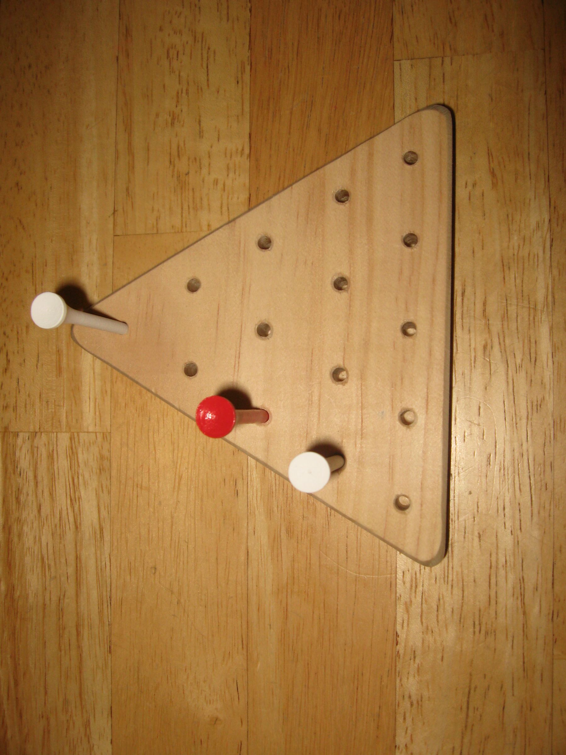 How to Solve the Triangle Peg Game 3 Steps Instructables