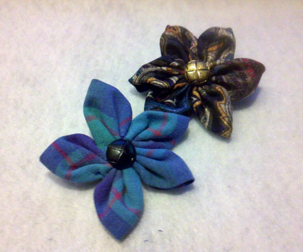 Tsumami Kanzashi Hair Clips Simplified