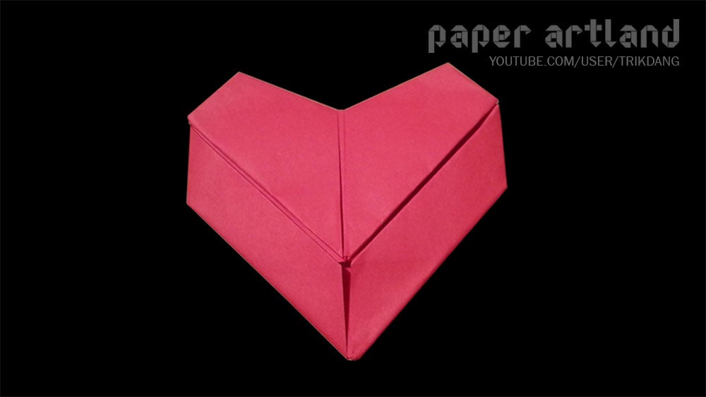 Origami Tutorial How to Fold a Heart Letter Instructables