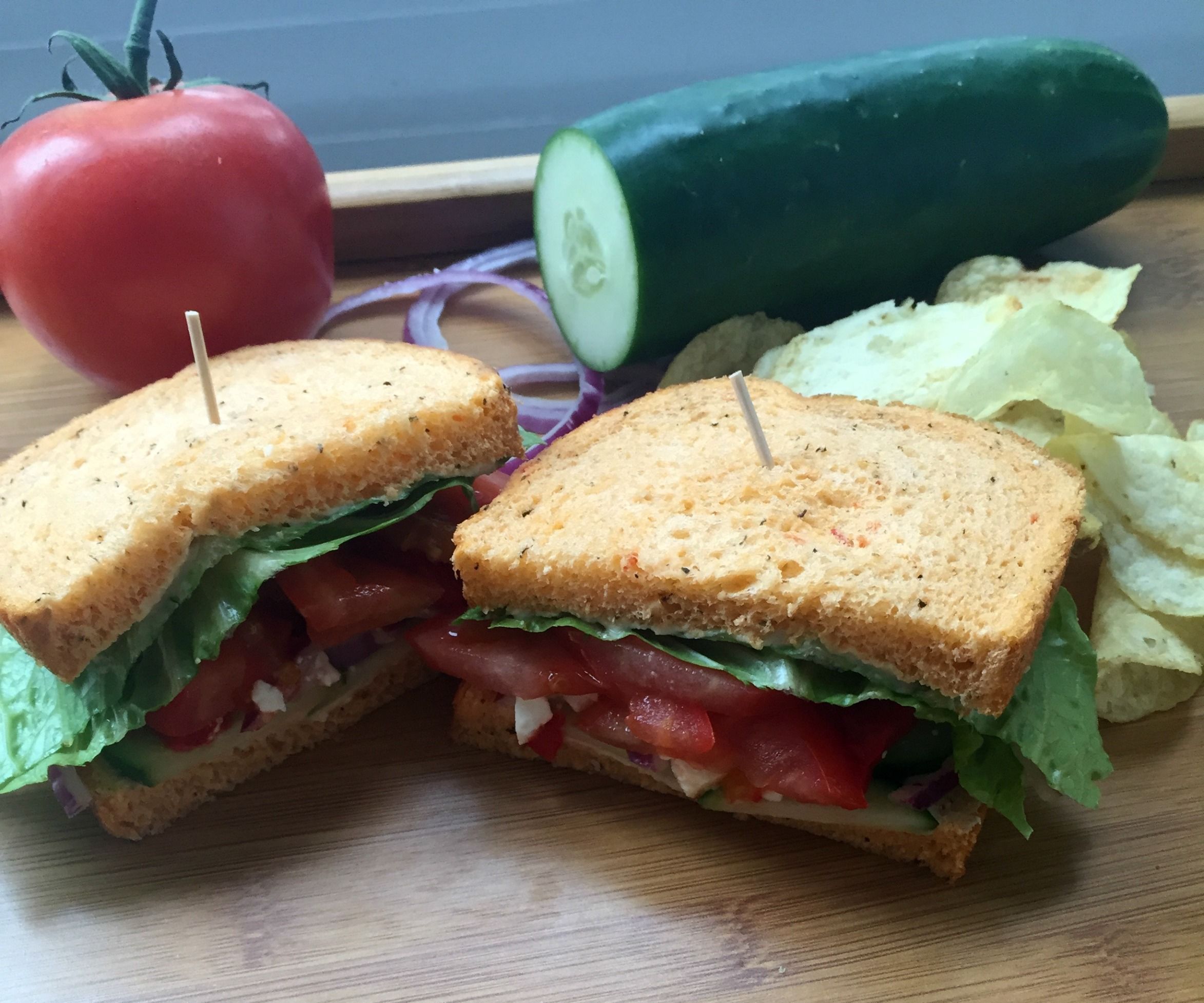 Copycat Panera Mediterranean Veggie Sandwich 
