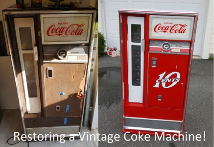 Restoring A 1960 S Coke Machine 9 Steps With Pictures Instructables Restoring A 1960 S Coke Machine 9 Steps With Pictures Instructables