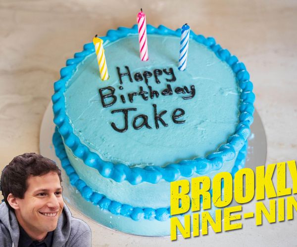 Jake Peralta's Blue Cake (Brooklyn 99) With Secret Gummy Bears
