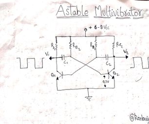 Mini Projects Using Multivibrator astable multivibrator using 555 timer DIY Project to Discover - FindingDIY