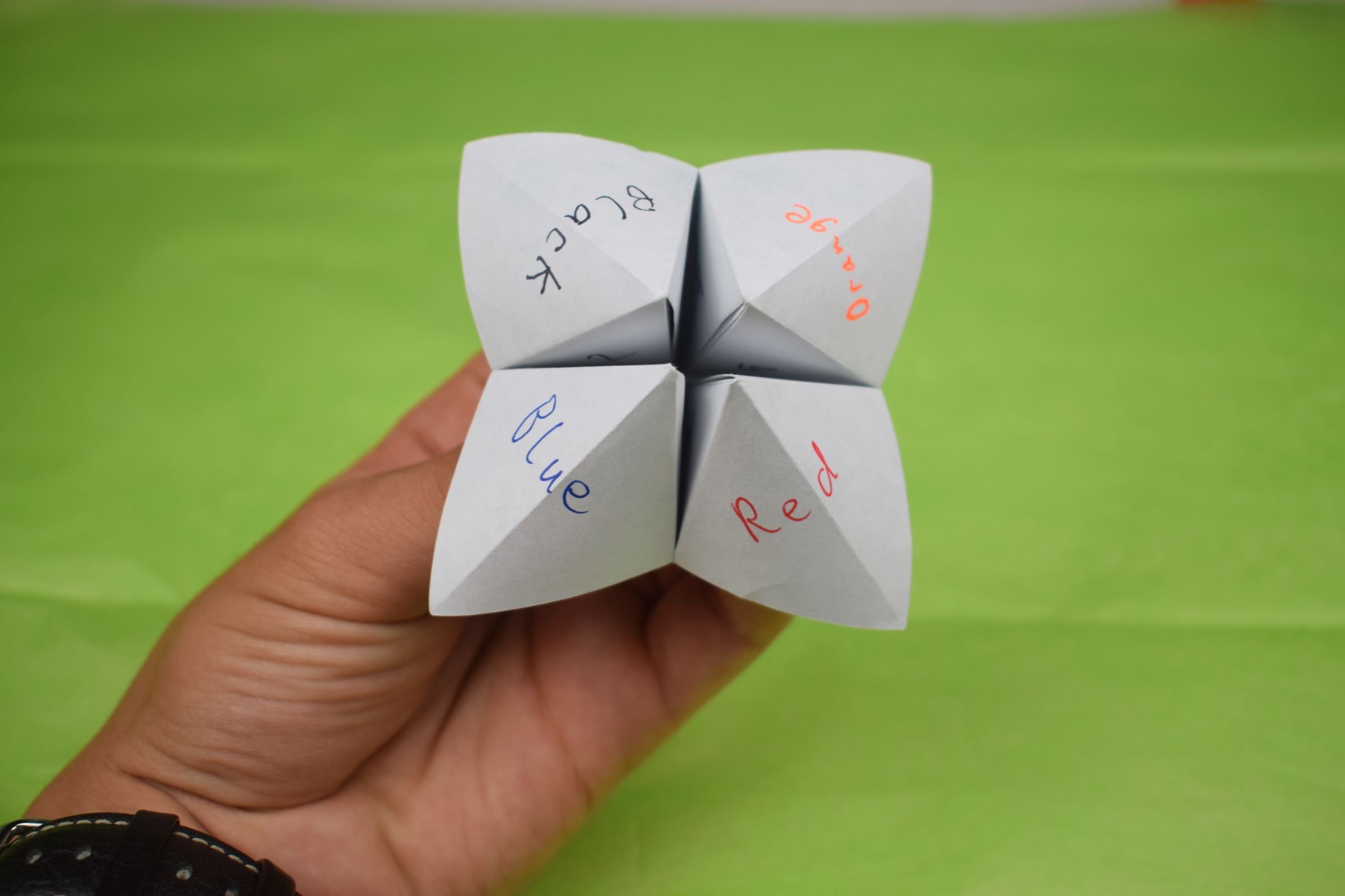 How to Fold an Origami Fortune Teller + How to Use 7 Steps (with