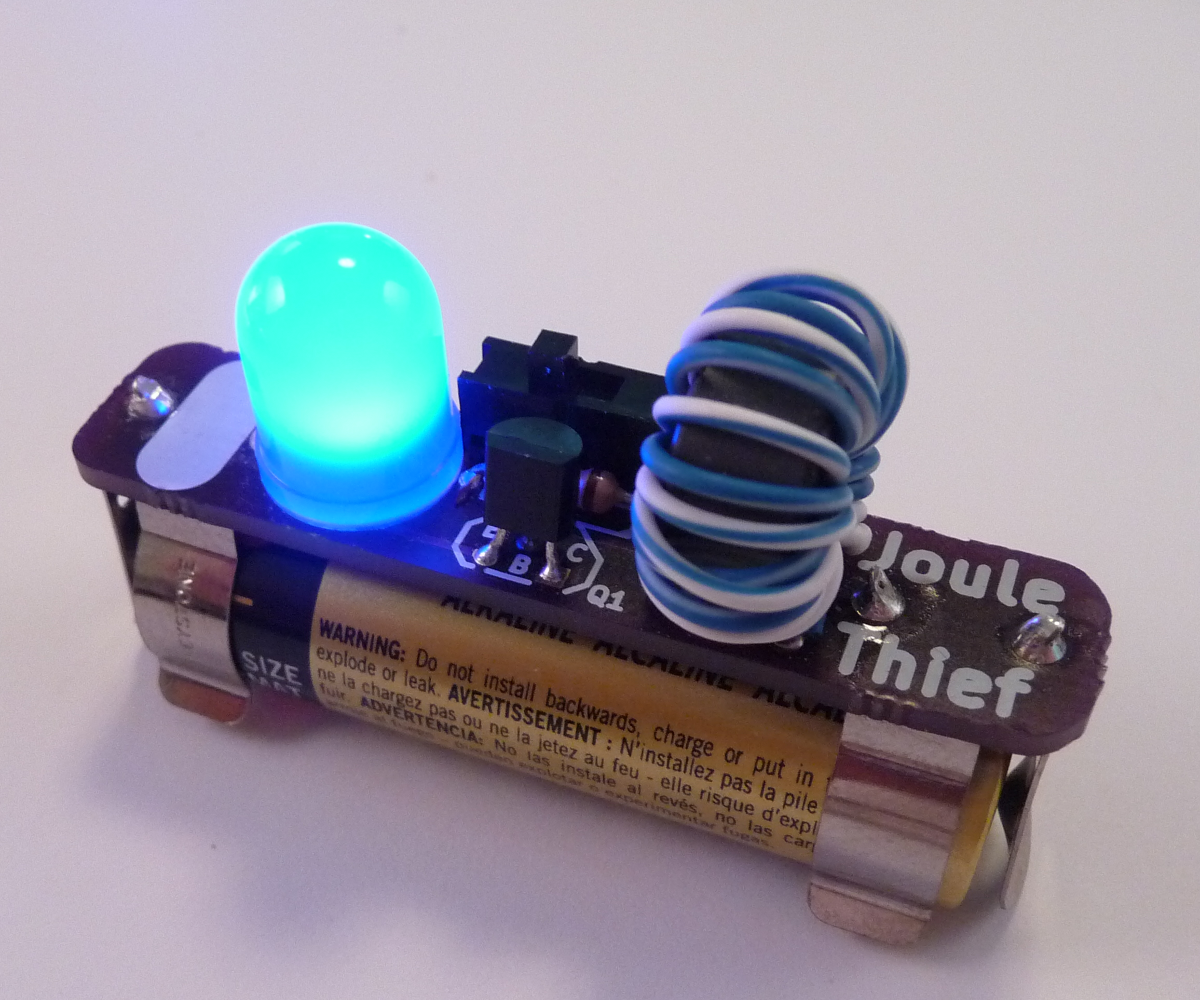 Easy Joule Thief Soldering Project 5 Steps Instructables