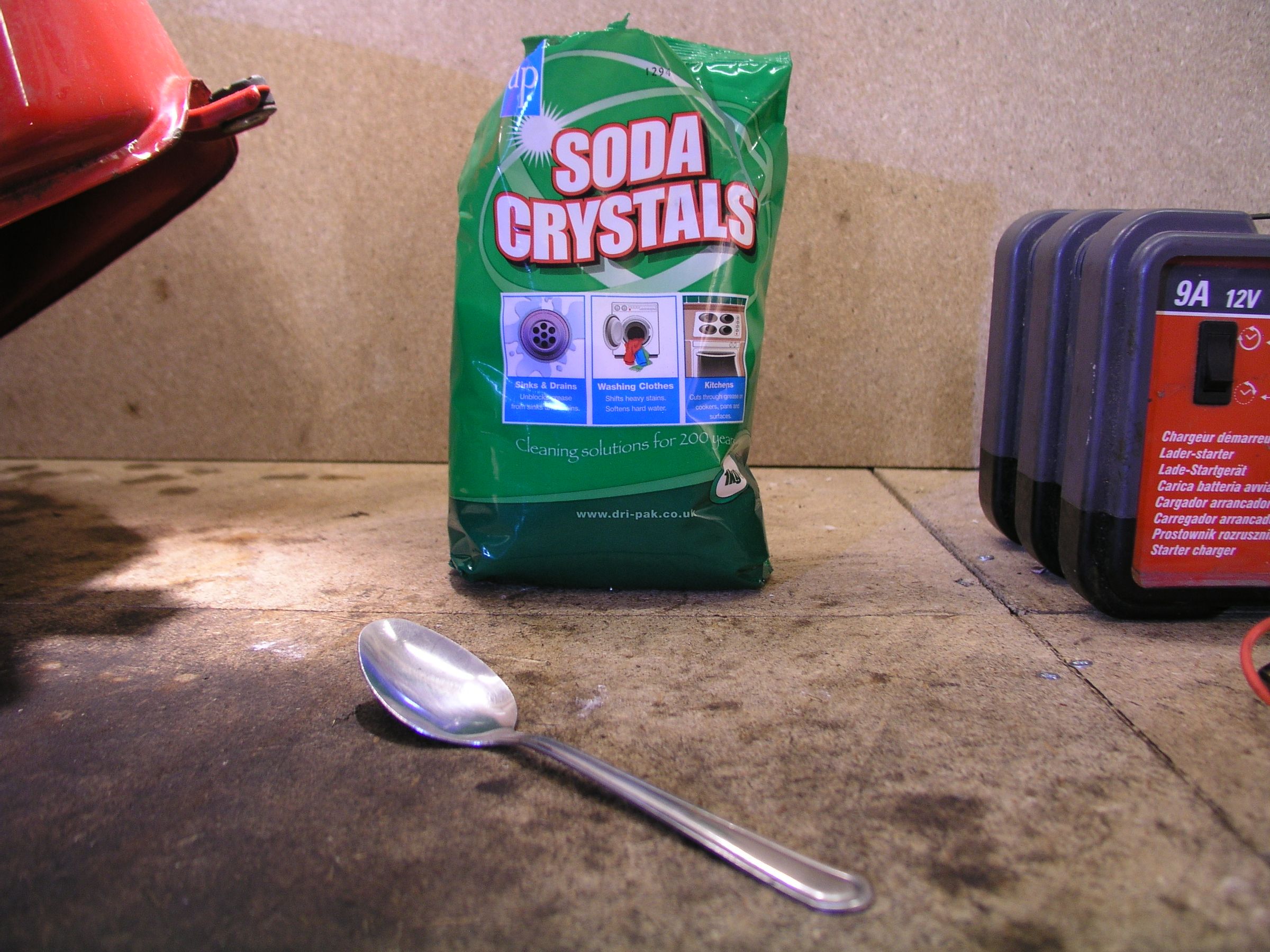 Electrolysis Rust Removal Motorbike Fuel Tank 6 Steps (with