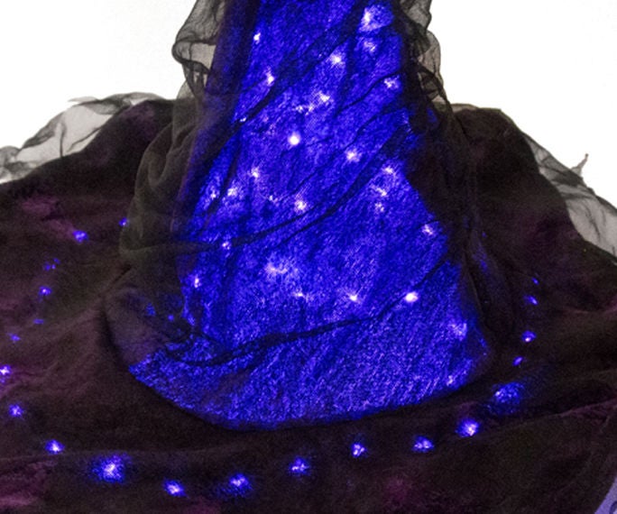 Halloween LED Witch Hat 4 Steps Instructables