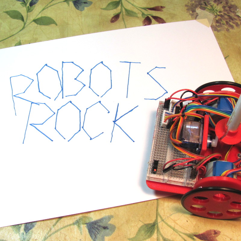 plotting robot arduino