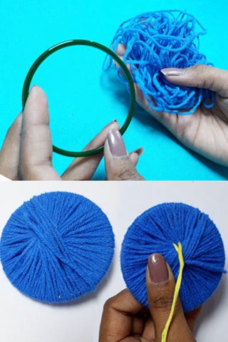 How To Make Diy Wall Hanging With Old Cd And Wool 8 Steps Instructables - Diy 3d Yarn Wall Decor How To Make Diy Wall Hanging With Old Cd And Wool 8 Steps Instructables - Diy 3d Yarn Wall Decor