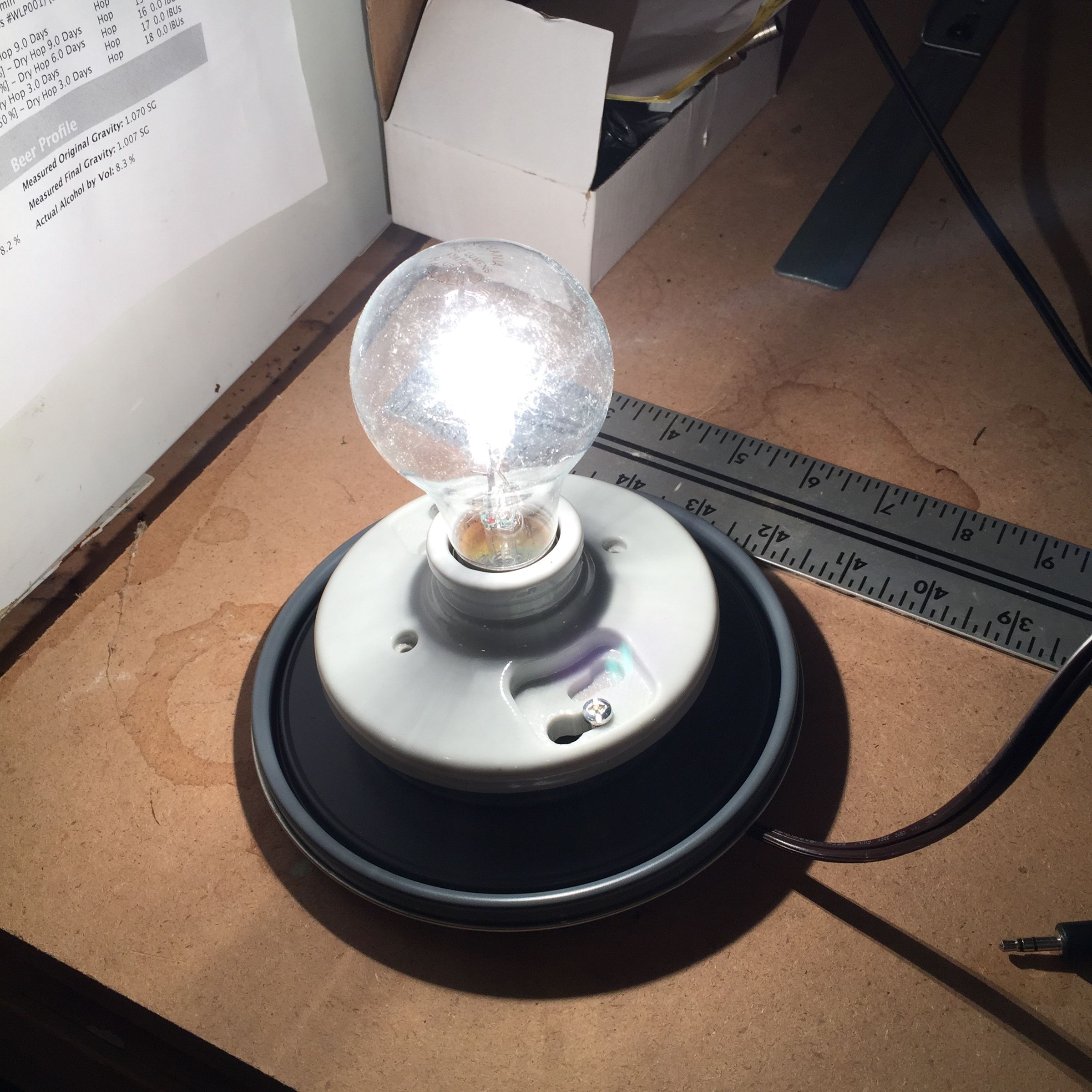 Paint Can Heater (for Fermentation Chamber) 6 Steps Instructables