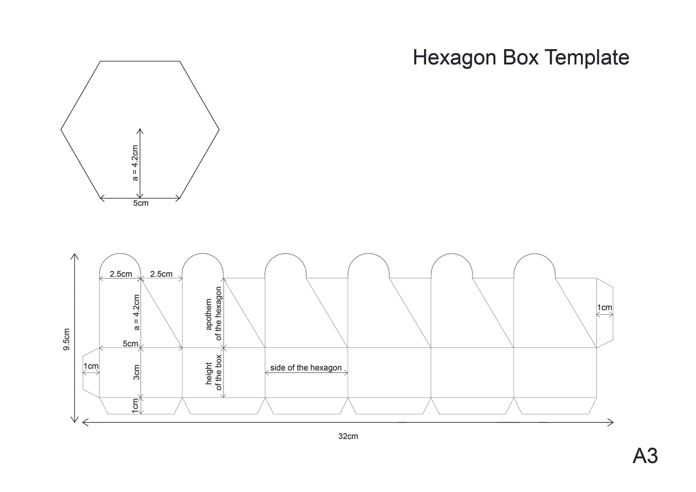 Hexagon Gift Box + Template 4 Steps (with Pictures) Instructables