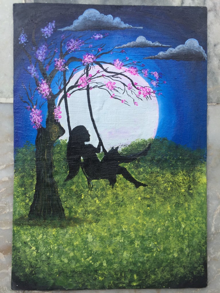 Moonlight Joy Painting 5 Steps Instructables Moonlight Joy Painting 5 Steps Instructables