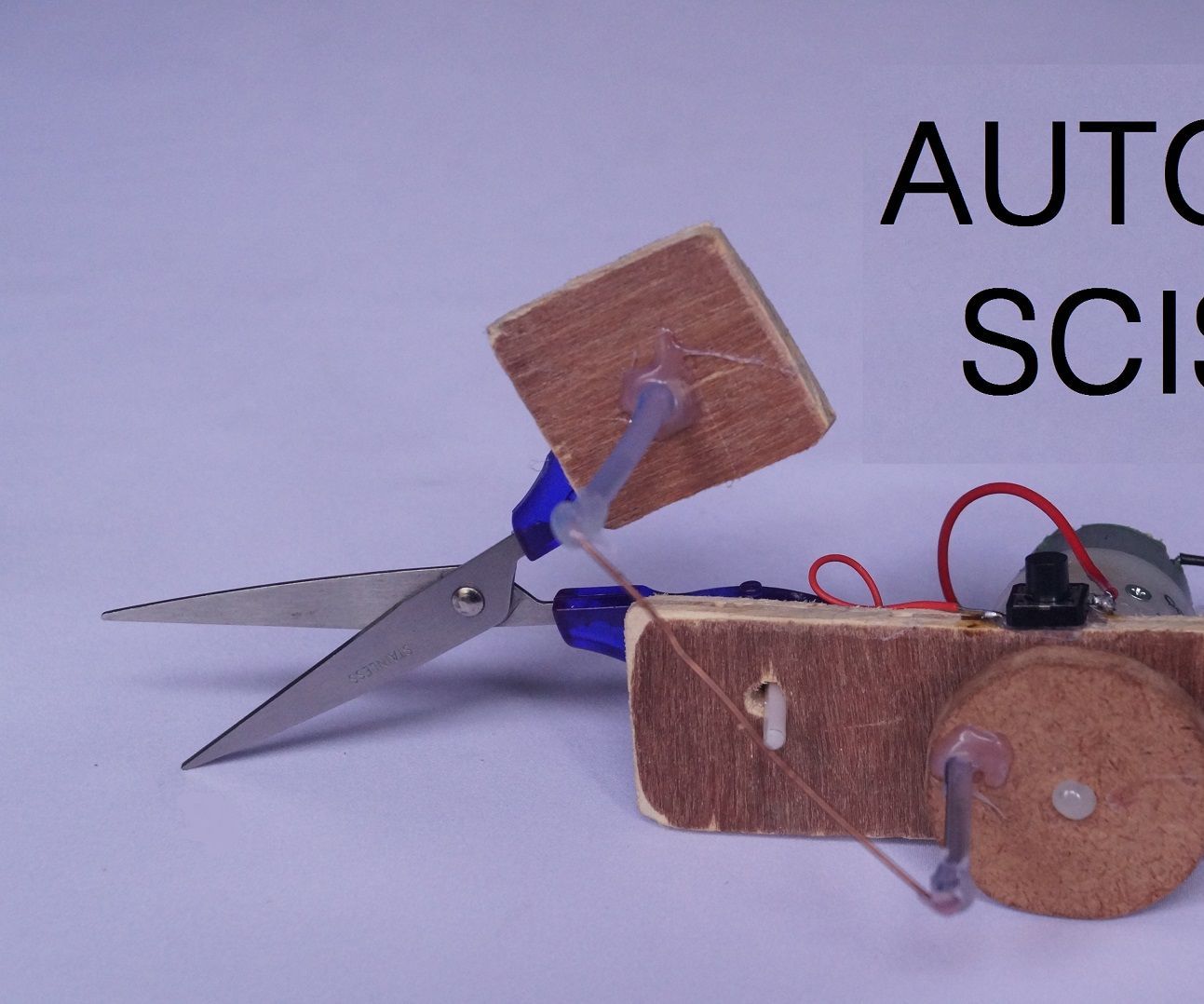 DIY guide for How to make an automatic working scissor with step-by-step instructions