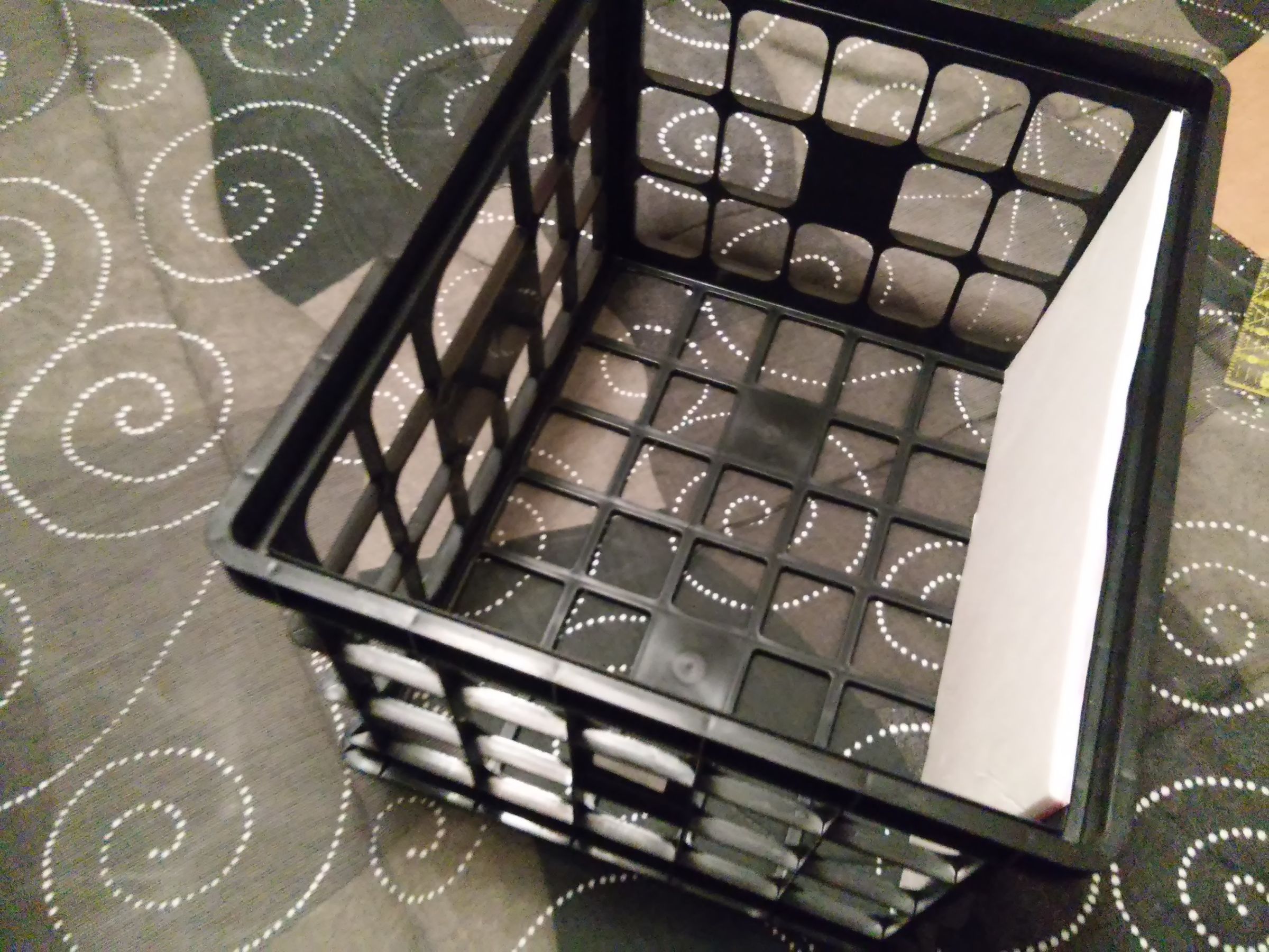File Crate Storage Column 4 Steps Instructables