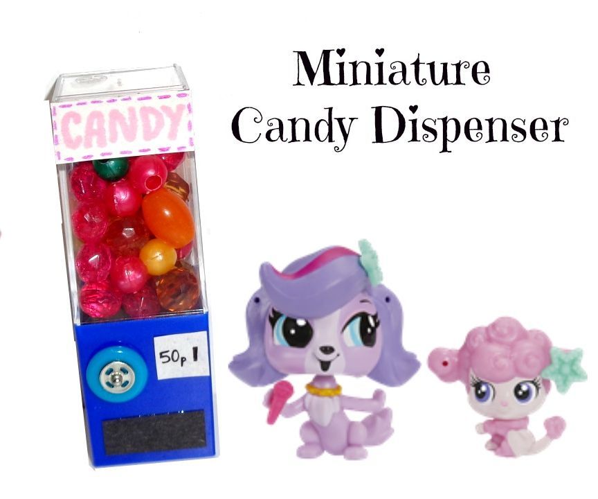 miniature candy dispenser toy DIY Project DIY Project Image