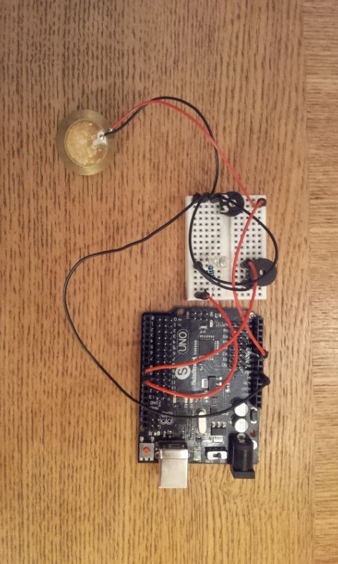 'knock back' - a knock echoing arduino DIY Project DIY Project Image