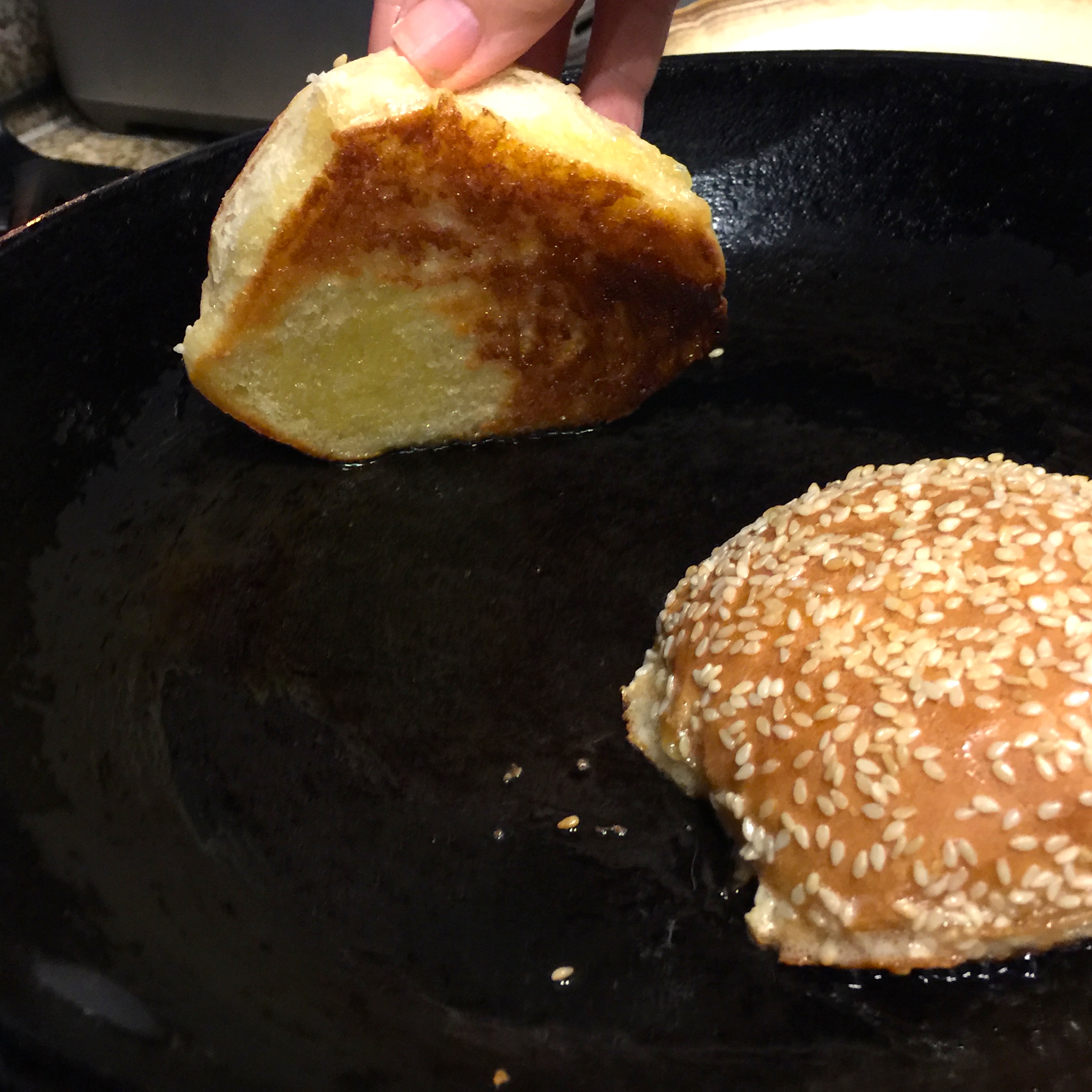 StepByStep Toasting Hamburger Buns on Stove 8 Steps (with Pictures
