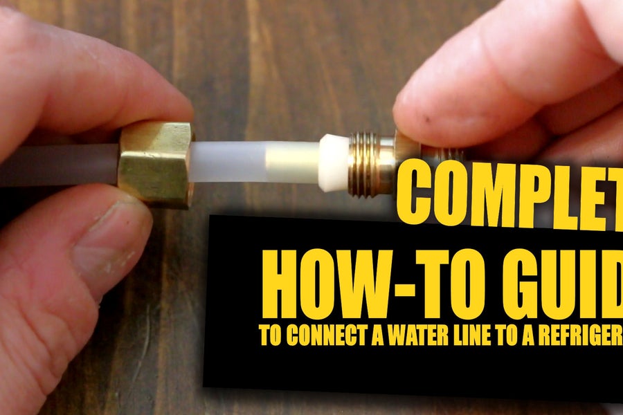 How To Connect A Water Line To Your Refrigerator 7 Steps With Pictures Instructables
