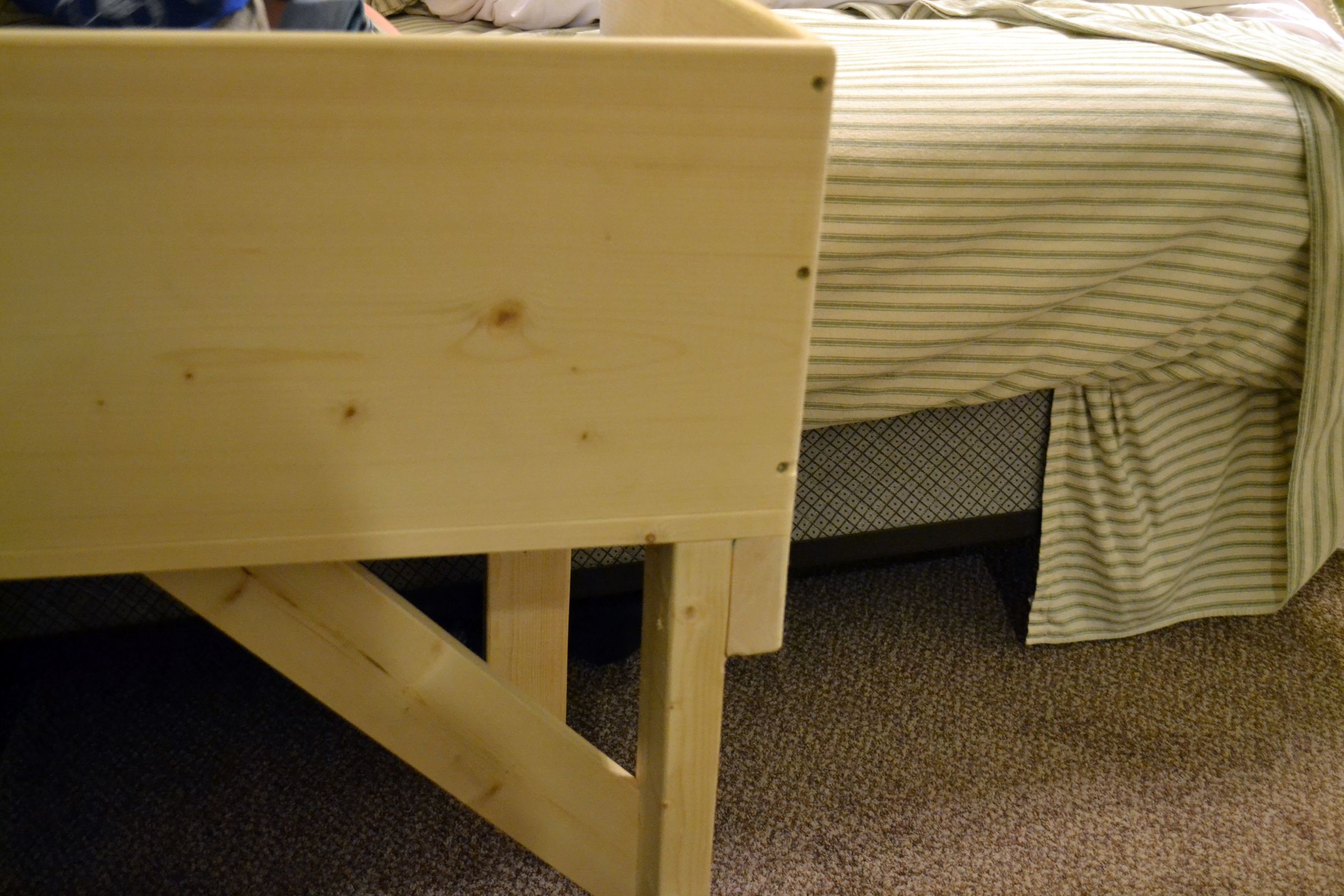 sidecar crib platform bed