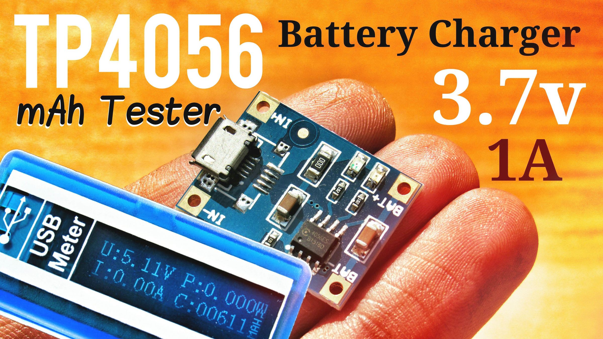 Battery Charger + Capacity (mAh) Tester 4 Steps (with Pictures) Instructables