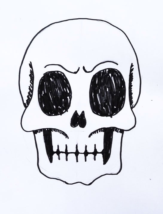 How To Draw A Human Skull 18 Steps Instructables