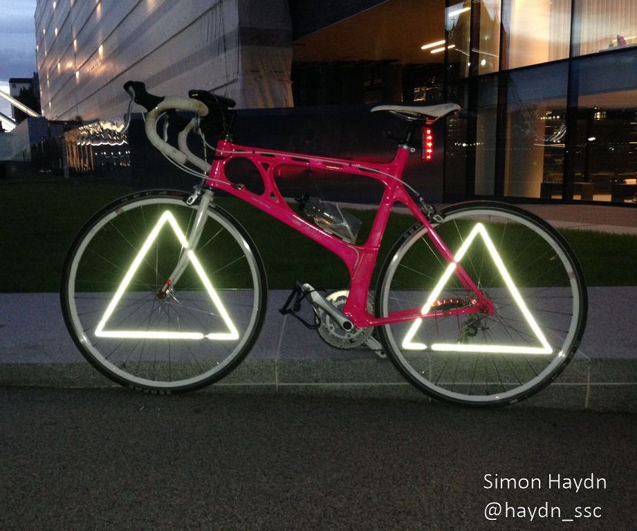 Triangle Wheel Reflectors Bicycle 4 Steps (with Pictures