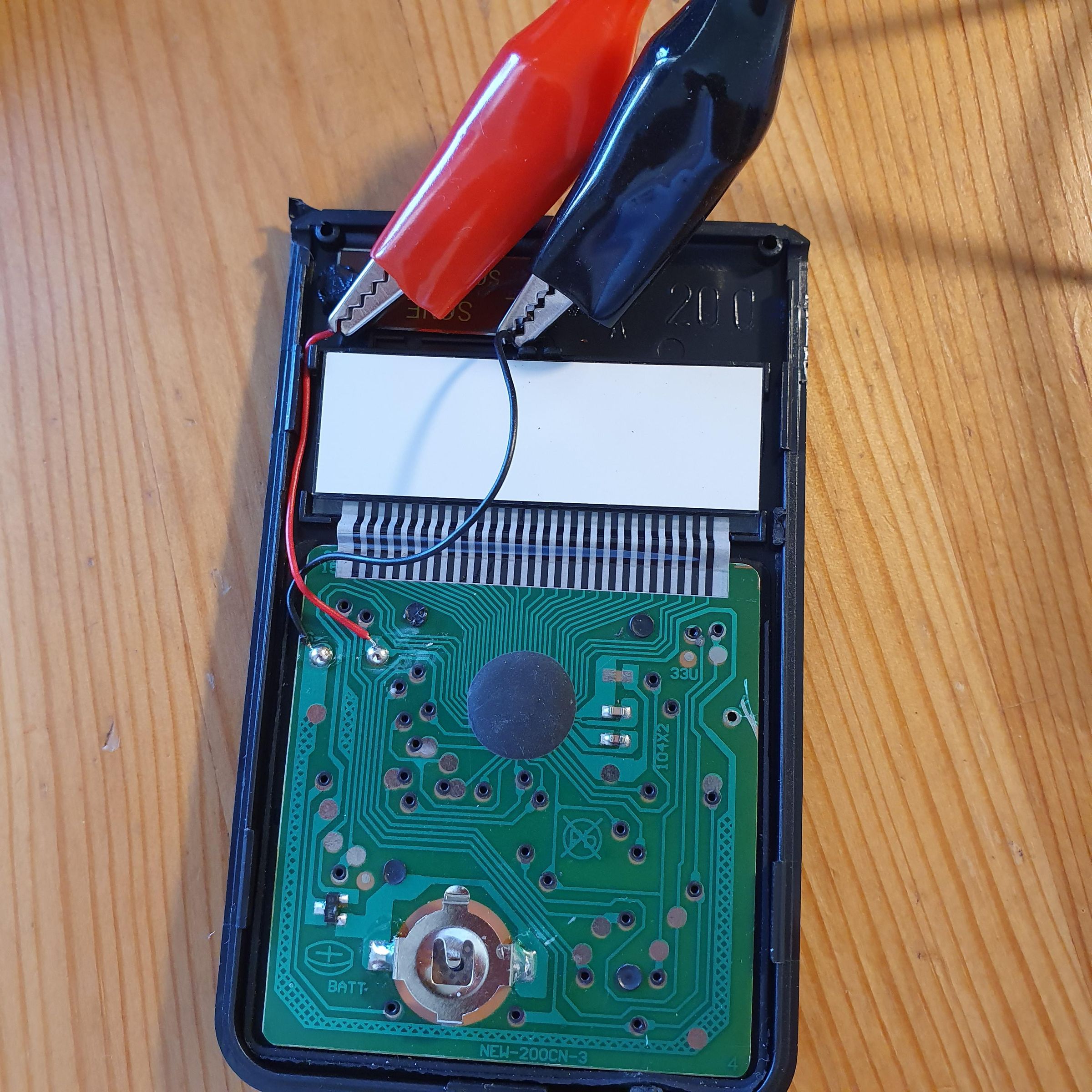 Remove Battery From Caculator