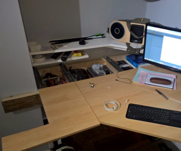 Secret Storage Floating Desk
