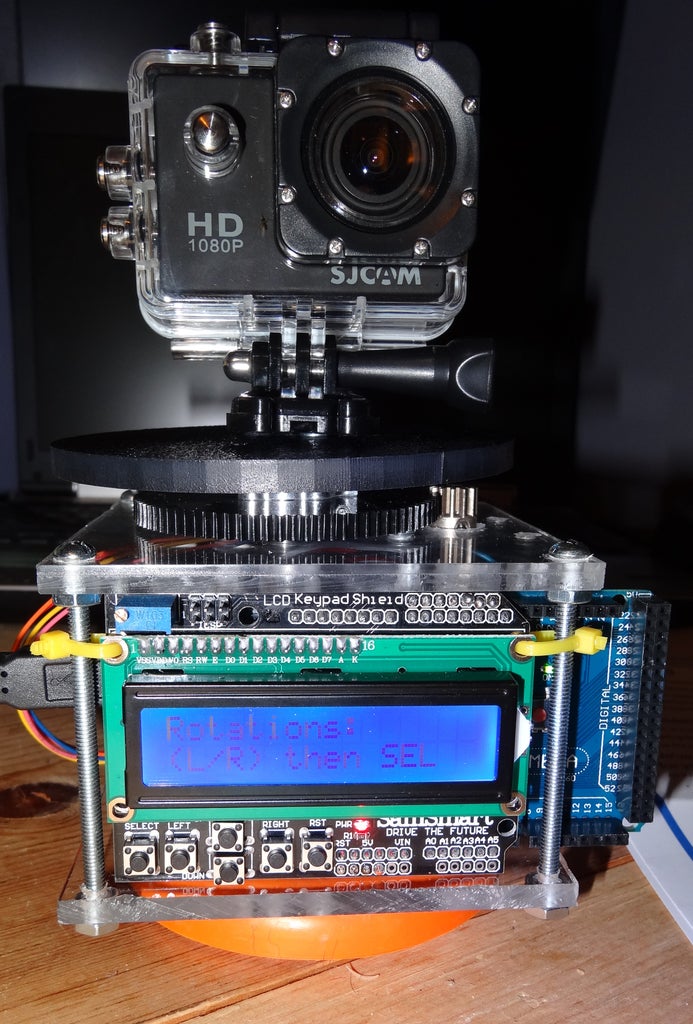 Diy Arduino Time Lapse Panner For Gopro 5 Steps Instructables Diy Arduino Time Lapse Panner For Gopro 5 Steps Instructables
