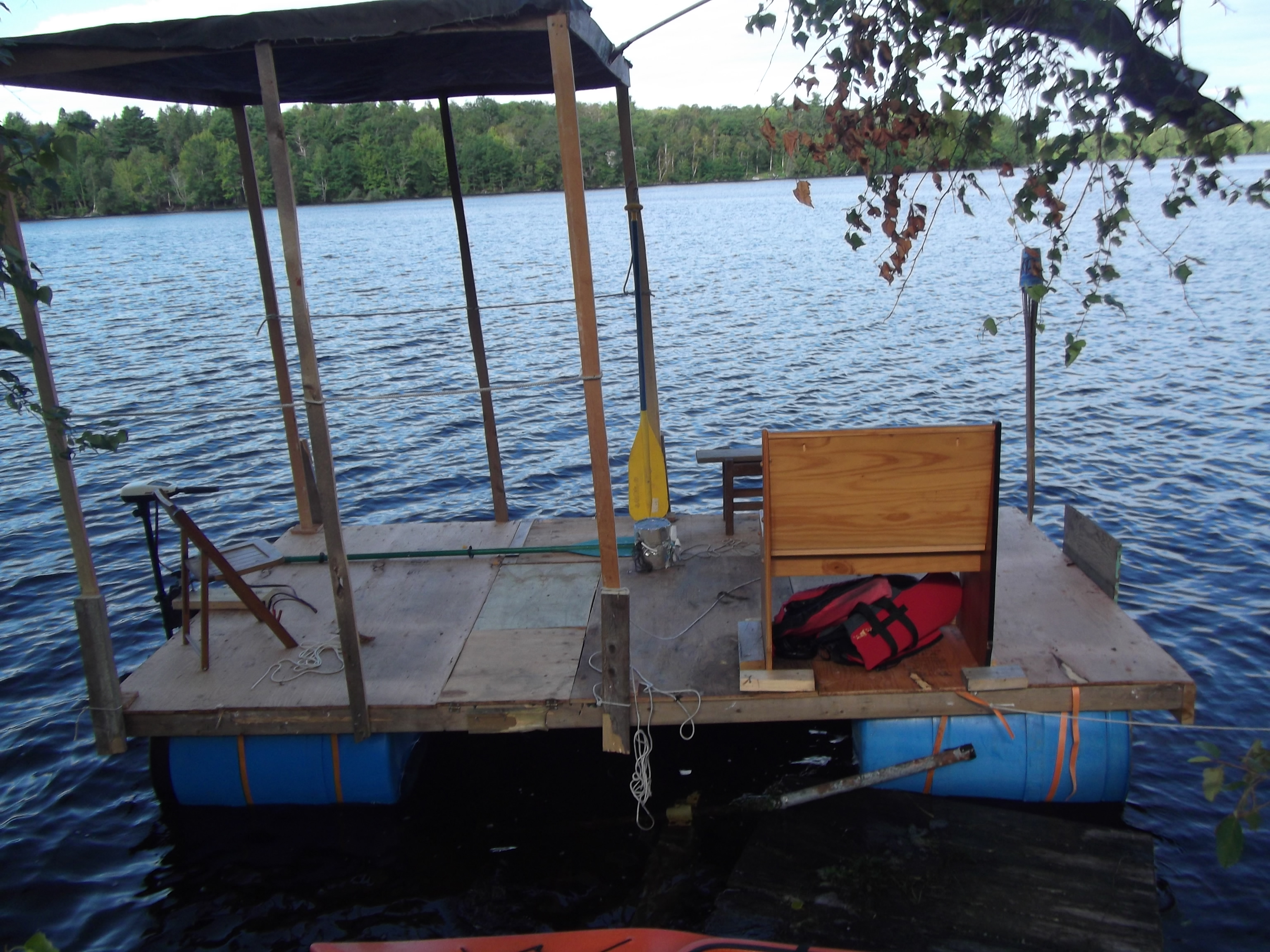 Homemade Pontoon Boat 6 Steps With Pictures Instructables