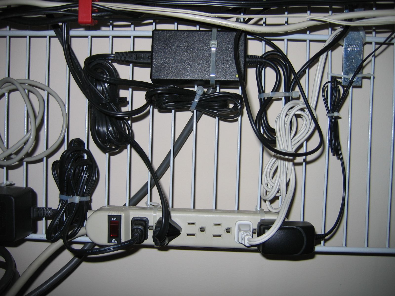 Computer Desk Cable Management on the Cheap 10 Steps Instructables