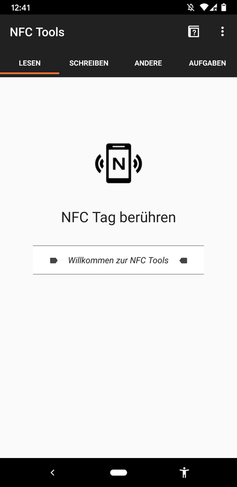 Program the NFC Chip