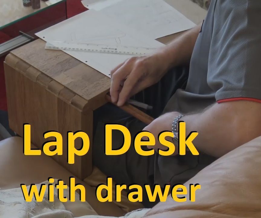 3-Way Lap Desk With a Pen/pencil Drawer