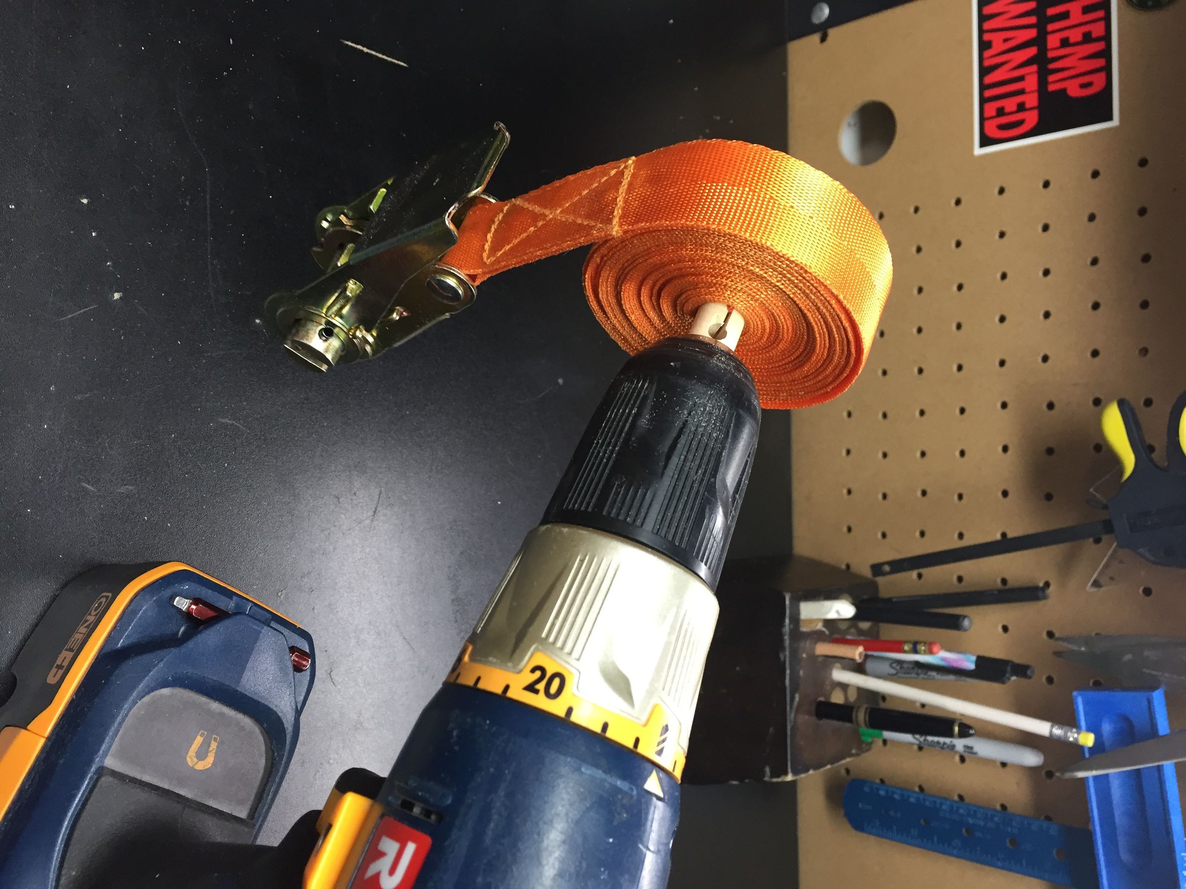 Ratchet Strap Winder Tool for Drills 4 Steps (with Pictures