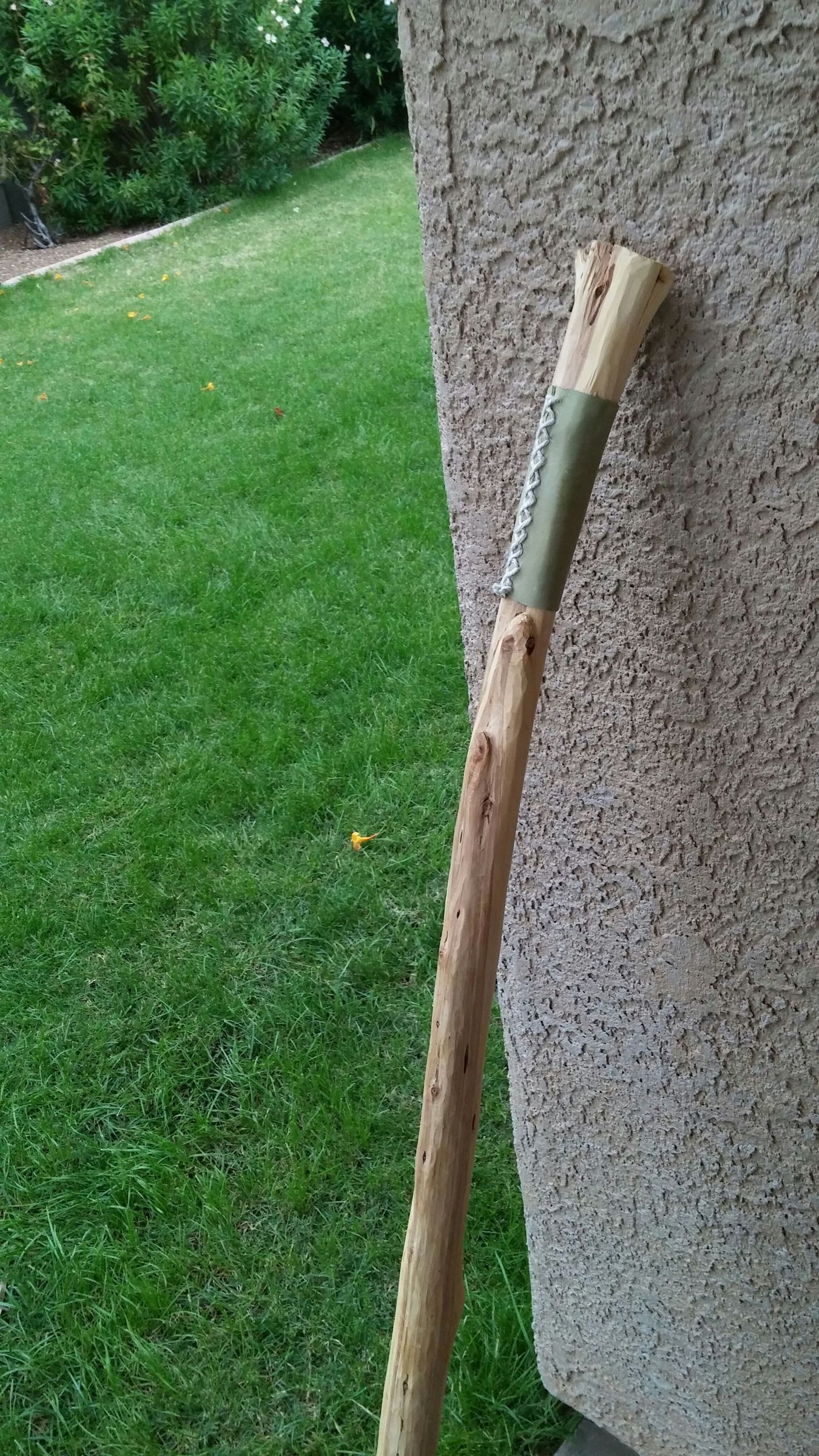 How to Make a Leather Handle for a Walking Stick 6 Steps (with