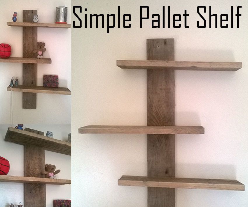 Simple Modern Pallet Shelf 9 Steps (with Pictures) Instructables
